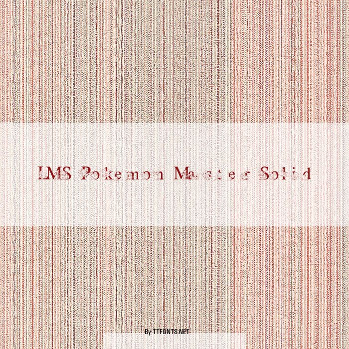 LMS Poke'mon Master Solid example